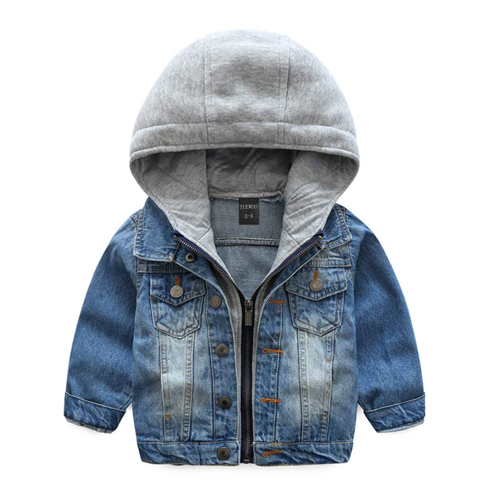 L'Appartement☆Boys denim Jacket Boys Long Sleeve Denim Jacket - BLUE | The Children's Place